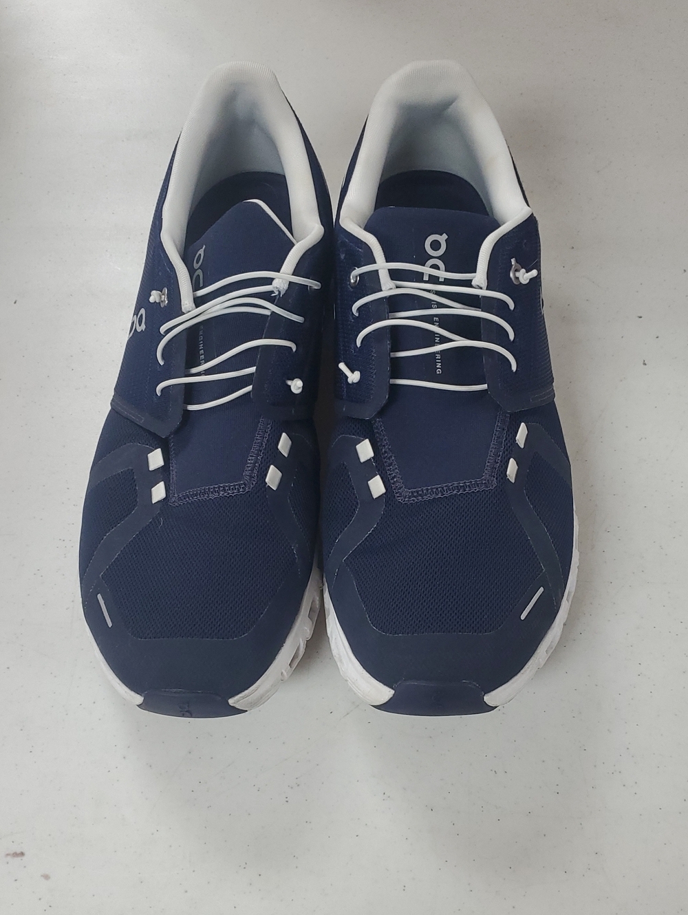 Mens Cloud 6 Navy Sneakers